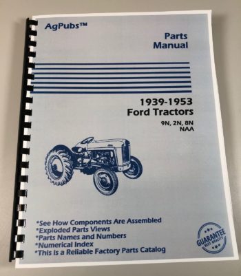 1953 ford jubilee tractor owners manual